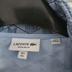 Lacoste Zip Up Sweater
